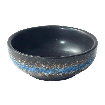 China Sustainable Ceramic Japanese Bowls Porcelain Rice Bowls Glazed Bowl For Restaurant Hotel for sale