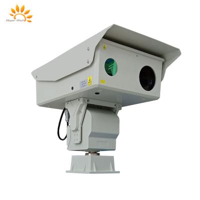 China Lens Compatible Laser PTZ Camera Auto/Manual Laser For Marine Vehicle Mounted for sale