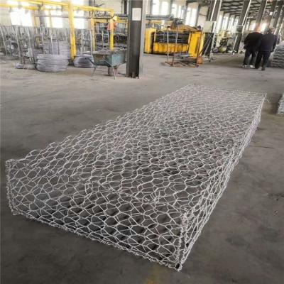 China Export 2x1x1m Anti-rust Galvanized Hexagonal Gabion Mesh Box From Plain Weave Factory for sale