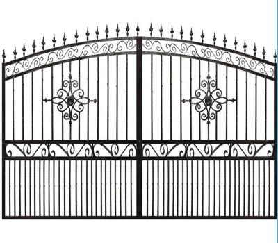 China Easily Assembled European Modern Wrought Iron Home Grill Base Track For Garden for sale