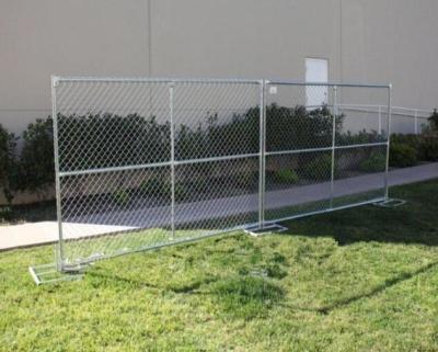 China Easily Assembled USA 6' Long Welded Highx12 Wire Construction Chain Link Fence Temporary Breeding Base Temporary Farm for sale