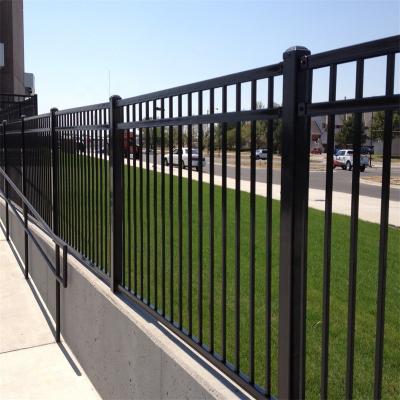 China Easily Assembled 5ftx8ft Galvanized Decorative Wrought Iron Garden Fencing for sale