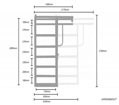 China Easily Assembled 2100mm x830mm Melbourne Galvanized Steel Heavy Duty Sliding Cattle Panel Gate for sale