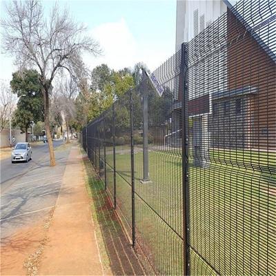 China Easily Assembled Residential Area 2.4m*1.8m Powder Coated High Security Clearview Fencing Fence 358 for sale