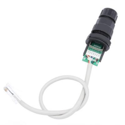 China Power manufacture supplier waterproof network data panel rj45 panel mount connector for sale