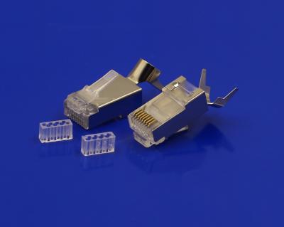 China Microwave factory wholesale Cat RJ45 7 connector Cat7 sftp connector RJ45 cat7 plug for sale