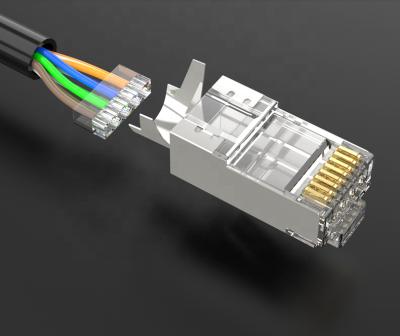 China Automotive factory direct Cat7 RJ45 8P8C shielded connector with factory price for sale