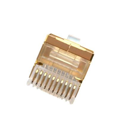 China High Quality Power Mass Production Short Body RJ50 Connector Gold STP 10P10C Planting Plug for sale