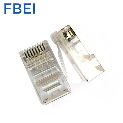 China Microwave G/F RJ45 CAT6 rj45 connectors plug 8P8C UTP connector for sale