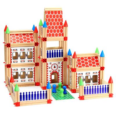 China Playing China Factory Sale Diy Puzzle Multifunctional Stack Promotional Toy Model Building Stick Intelligent Children's Building Blocks for sale