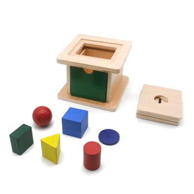 China Educational Toy Baby Montessori Teaching Aids 6-in-1 Drawer Wooden Box Set Kids Montessori Educational Wooden Toy for sale