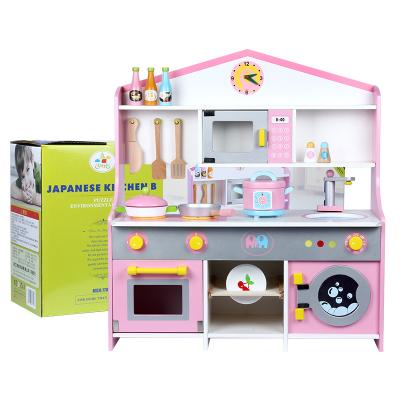 China Wooden Educational Role Pretend Play Kitchen Toys for sale