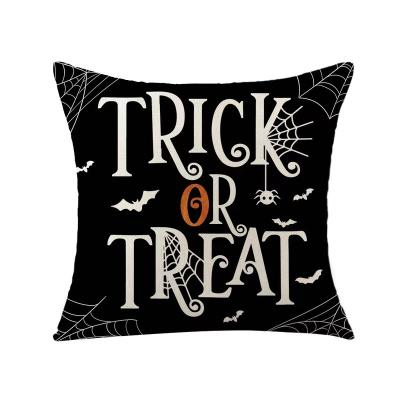 China New Home Sofa Pillowcase Halloween Anti-static Fashion Pumpkin Pillowcase for sale