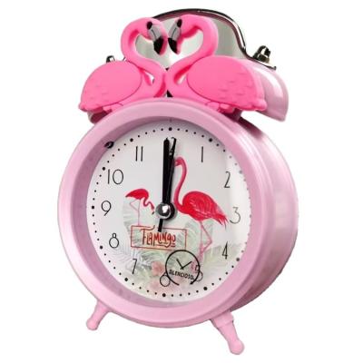 China LUMINOVA Dot Bedroom Clock Cartoon Timer Plastic Digital Round Alarm Clock for sale