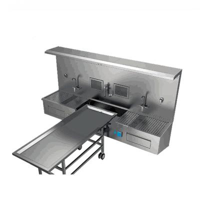 China High Quality Autopsy Workstation Autopsy Workstation Dissecting Table 304 Stainless Steel Dissecting Table for sale