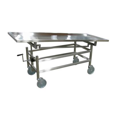 China Stainless Steel Corpse Trolley Corpse Trolley Corpse Trolley Corpse Transport Trolley Corpse Transport Mortuary Funeral Mortuary Trolley for sale