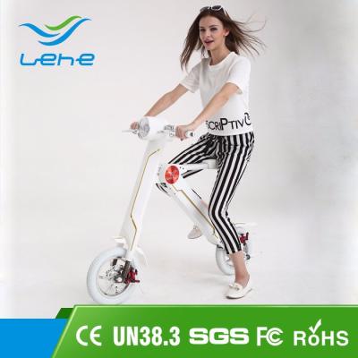 China Aluminum Alloy Lehe 2020 Electric Scooter Motor K1 E-Bike With Fast Foldable Design for sale