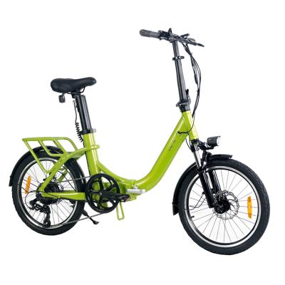 China New 20 Inch Electric City Bike City Ebike Luxury Type Lehe S5 Foldable Electric Powerful Folding Electric Bicycle for sale