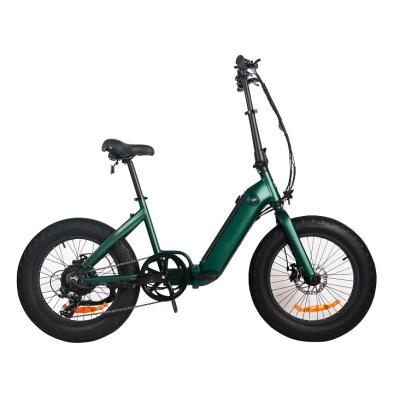 China Lehe S10 Foldable Electric Bicycle 2022 Economical Fat Tire 20