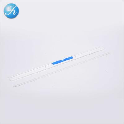 China Plastic Cheap Price Two Holes White Plastic Flat Binder Clip for sale