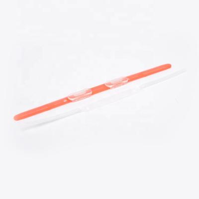 China Plastic orange color plastic binder clip for office stationery for sale