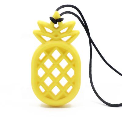 China BPA Free Eco Friendly Hot Selling Non-Toxic Baby Silicone Teething Necklace for sale