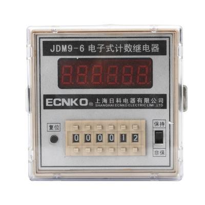 China Sealed Digital Display Time Relay JDM9-6 Electronic Counter ECNKO Factory Direct Sale for sale