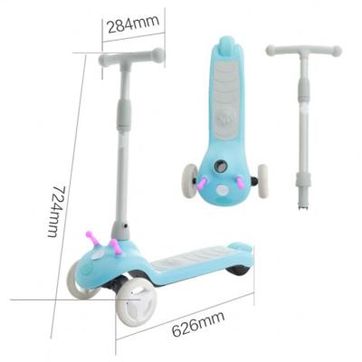 China 2021 popular 3 Colors children scooters foldable kids scooters with CE eletronic scooter for sale