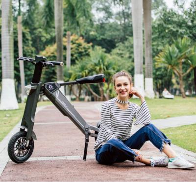 China Automatic Folding Scooter AK1 12inch Portable Scooter Electric Smart Electric Foldable Electric Bike for sale