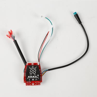 China Factory Scooter Instrument Can Connect to BT LED Display Scooter Electric Scooter Parts for sale