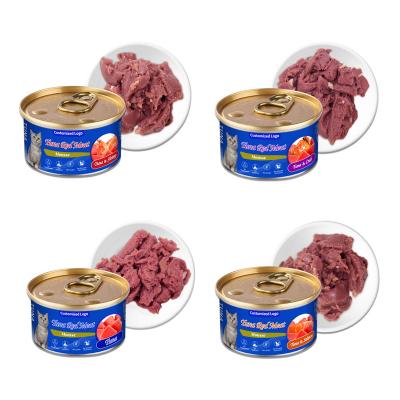 China Skin & Coat Health Cat Tuna Red Meat and Shrimp Flavor  Pet Canned  Foods  Cleaning Teeth for sale