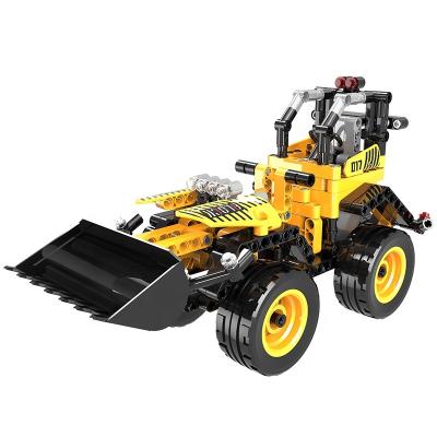 China Children's Education Assembling Toys Educational Kits For Children Construction Engineering Vehicle Building Block Bricks, Pull Back Car for sale