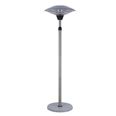 China 3 heat settings: 2100W straight carbon fiber patio infrared irradiated electric heater for sale