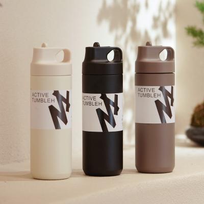 China PORTABLE Factory Direct Sale 304 Stainless Steel Thermos Cup Creative Fashion Sports Straw Cup Water Cup for sale