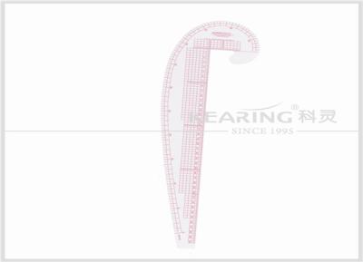 China el plástico métrico kearing 40/58 del cm de la regla de curva francesa 6501 modificó #601 para requisitos particulares en venta