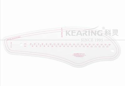 China Kearing Plastic Vary Form Curve Ruler for Fashion Design transparent & flexible # 6405 for sale