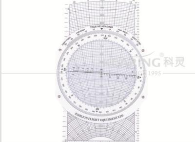 China Plastic Aviation Slide Rule E6b calculator 25.0cmX11.4cm For adult pilot / student for sale