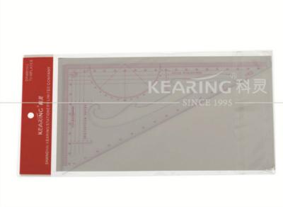 China 1/4 / 1/5 Engineer Scale Ruler with Inside Printing  French Curve for sale