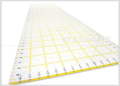 China 60 * 16 cm Plastic Patchwork Quilting Rulers with Sew Lines Metric Scale for Tailors # KPR6016 for sale