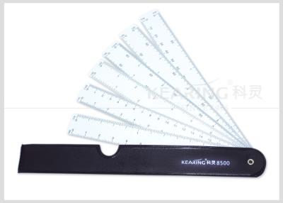 China Kearing Fan Architect Scale Ruler For Engineer 12 Different Proportions With Leather Sheath For Protection for sale