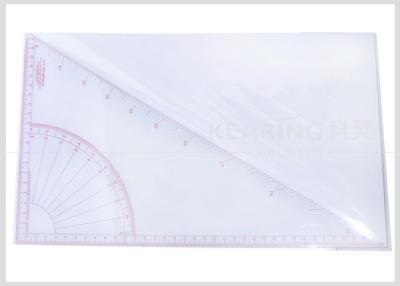 China Flexible Plastic Kearing Triangle Quilting Ruler 30° 60° For Sew Area for sale