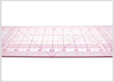 China Kearing Flexible Plastic Pattern Grading Ruler 50cm Sewn Grids Printings Never Rubbing Off for sale