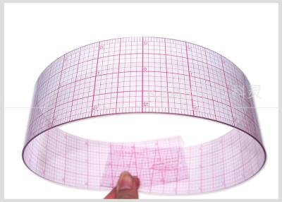 China Kearing Flexible Grading Pattern Making Ruler 24 inch Plastic Fashion Design Grids Rule Sandwich Line for sale