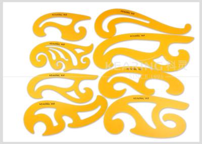 China Yellow French Curve Ruler  Kearing , 1308S flexible curves for drawing for sale