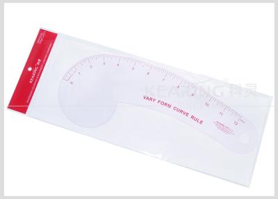 China 12 Inch Flexible Plastic French Curve Ruler Pattern Making Kearing Brand Fashion Design for sale