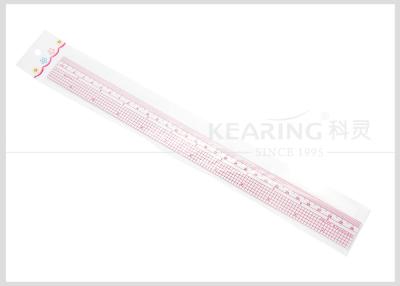 China Kearing12 inch pattern making ruler flexible plastic grading rulers for fashion design B-65 for sale