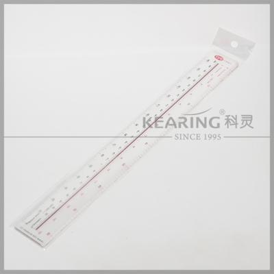 China 4mm Thick Acrylic Miles Scale Nautical Ruler Length 32cm For Flight Direction Guiding for sale