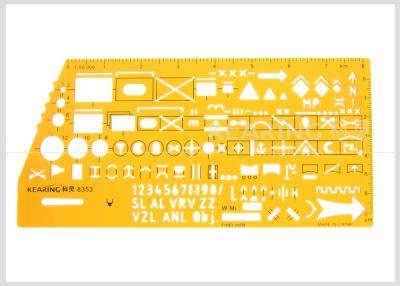 中国 作戦指揮#8353のためのKearingのブランドの透明で黄色い色の軍のステンシル 販売のため