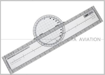 China Durable Lexan Plastic Rotating Flight Plotter for Flight School Students CP-R for sale