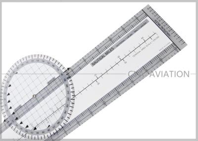 China Durable Plastic Pilot Flight Ultimate Rotating Plotter with Nautical-statute Conversion Scale # CP-R for sale